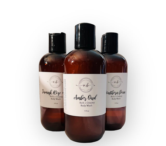 Patchouli + Sandalwood Body Wash